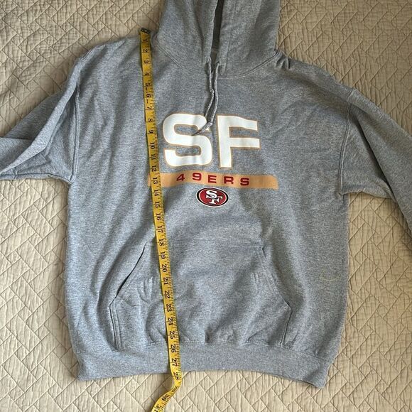 NFL Team Apparel "San Francisco 49ers" Hooded Sweatshirt, Unisex, NWOT, Large - Picture 8 of 9
